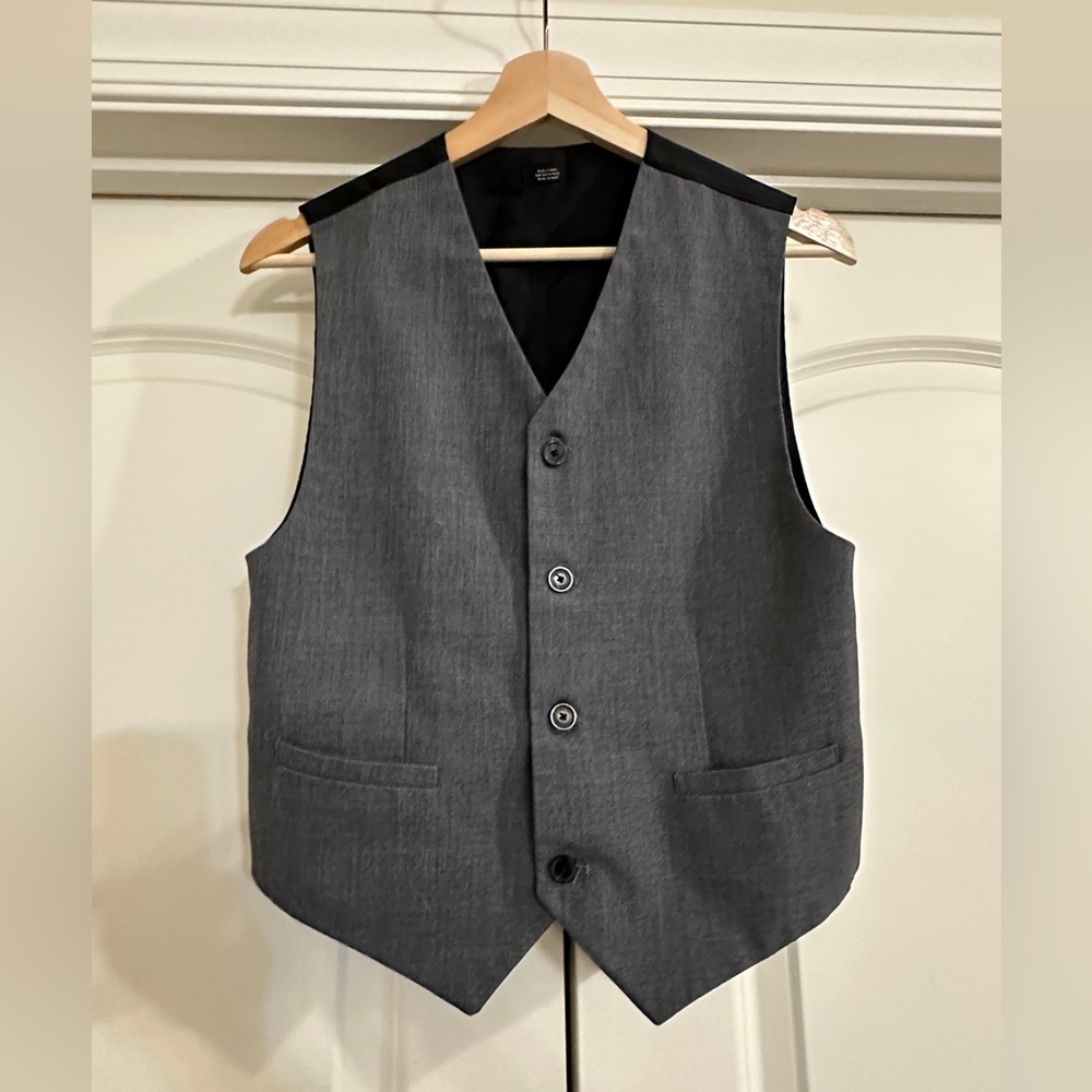 Calvin Klein Kids Charcoal Gray Vest